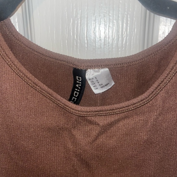 Divided Ribbed Top - Picture 2 of 2